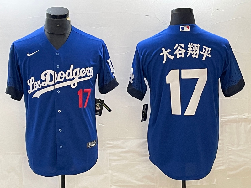 Men's Los Angeles Dodgers Shohei Ohtani #17 Royal Jersey